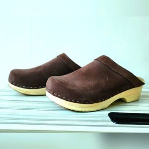 Clog Master Sven Clogs Genuine Leather Brown Low Heel